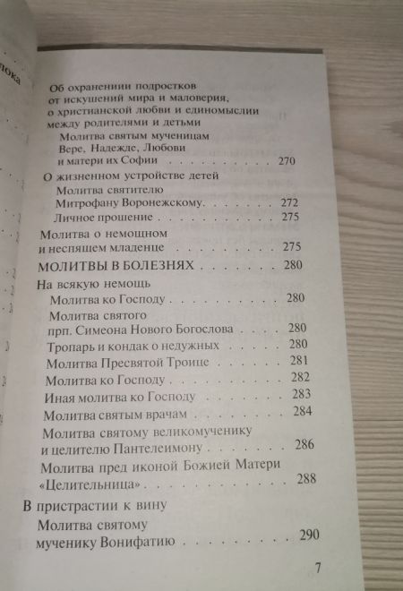Молитвослов православной семьи в мягкой обложке (Сатисъ)