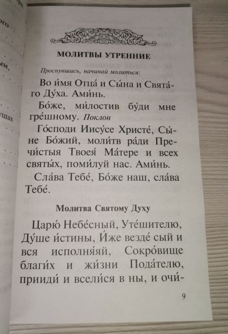 Молитвослов православной семьи в мягкой обложке (Сатисъ)