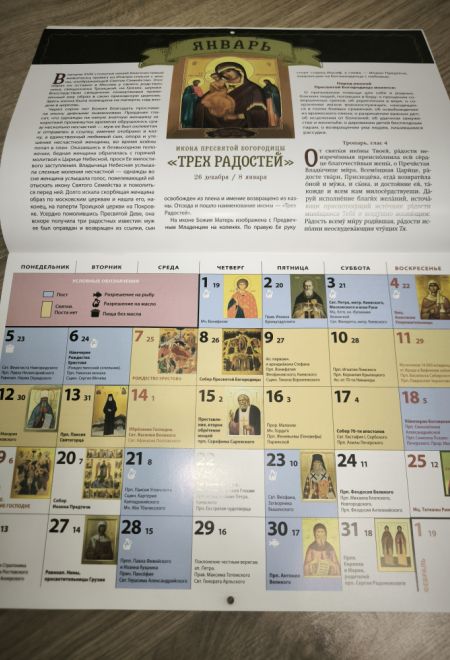 2026 Отрада и утешение. Благодатная помощь Пресвятой Богородицы. Календарь перекидной православный (настенный) на 2026-й год (Ника) (Православный кале