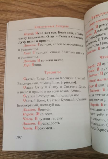 Всенощное бдение, часы, Божественная литургия. Шрифт два цвета (Светлый берег, Ника)