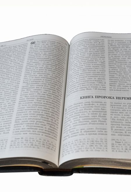 Библия. Книги Священного Писания Ветхого и Нового Завета  (кожаный переплет, три закладки,посеребрённый обрез ) (Издат. МП РПЦ)