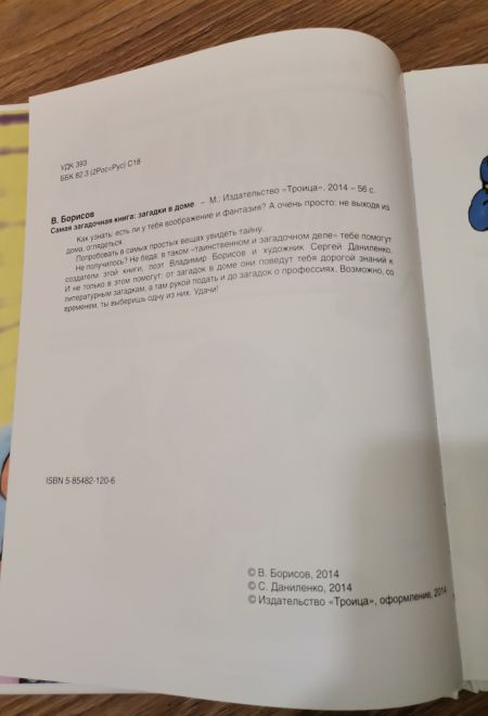 Самая загадочная книга. Загадки в доме. Подарочная детская (Троица) (Борисов Владимир)