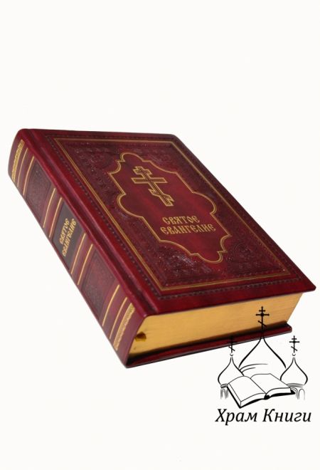Евангелие подарочное (кожаный переплет, золотой обрез, закладка) (Христианская жизнь)