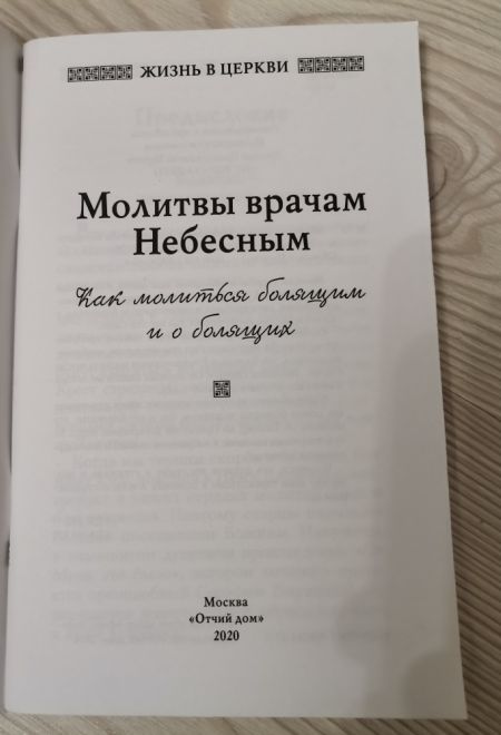 Молитвы врачам небесным. Как молиться болящим и о болящих (Отчий Дом)