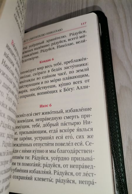 Молитвослов православный. На молнии, кожа, золотой обрез, цвет зелёный (Терирем)