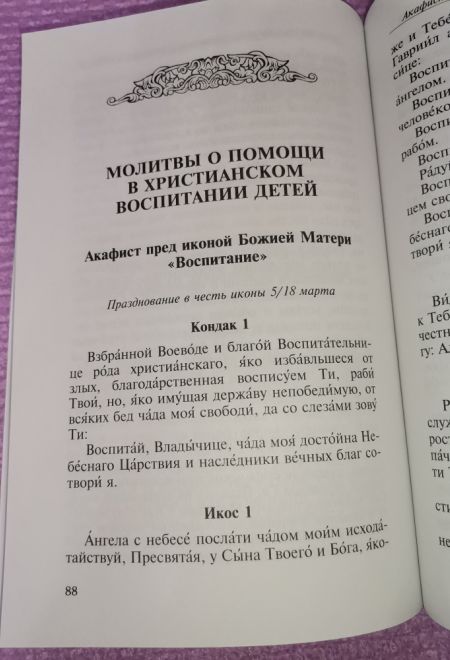 Молитвы о детях. Акафисты. Ангелы твои да хранят его (Сатисъ)