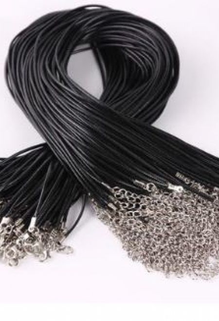 Гайтан для девочек (шнурок, ожерелье) (чёрн)